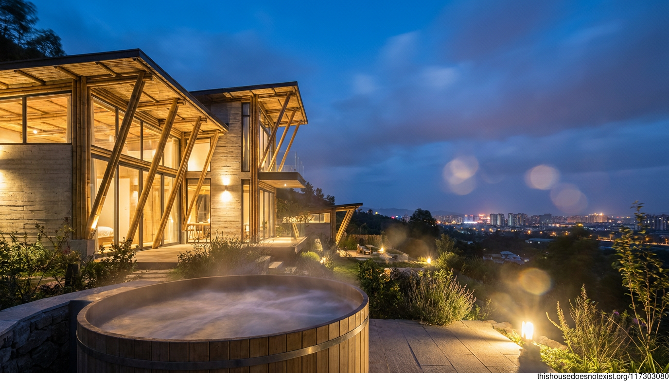 Triangular Bamboo Night Retreat