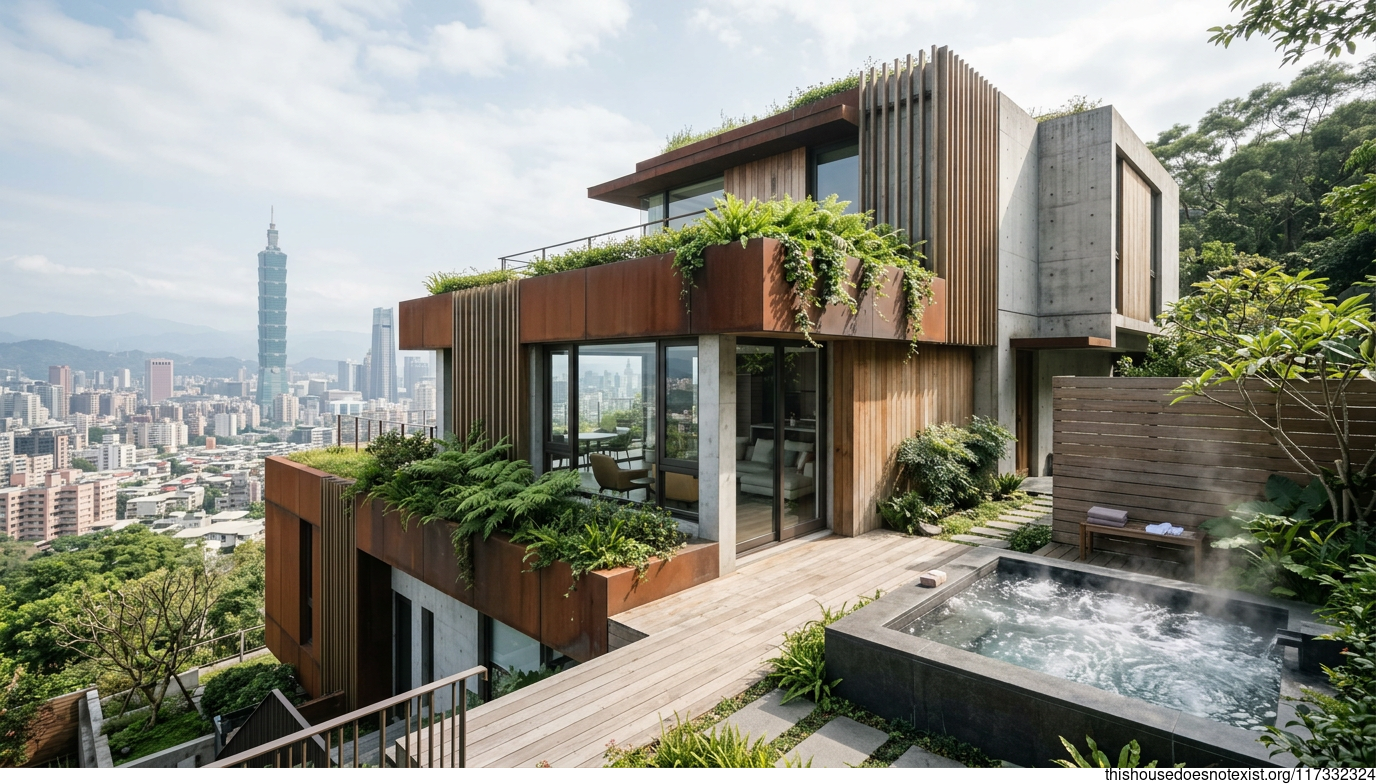 Taipei Timber Jacuzzi