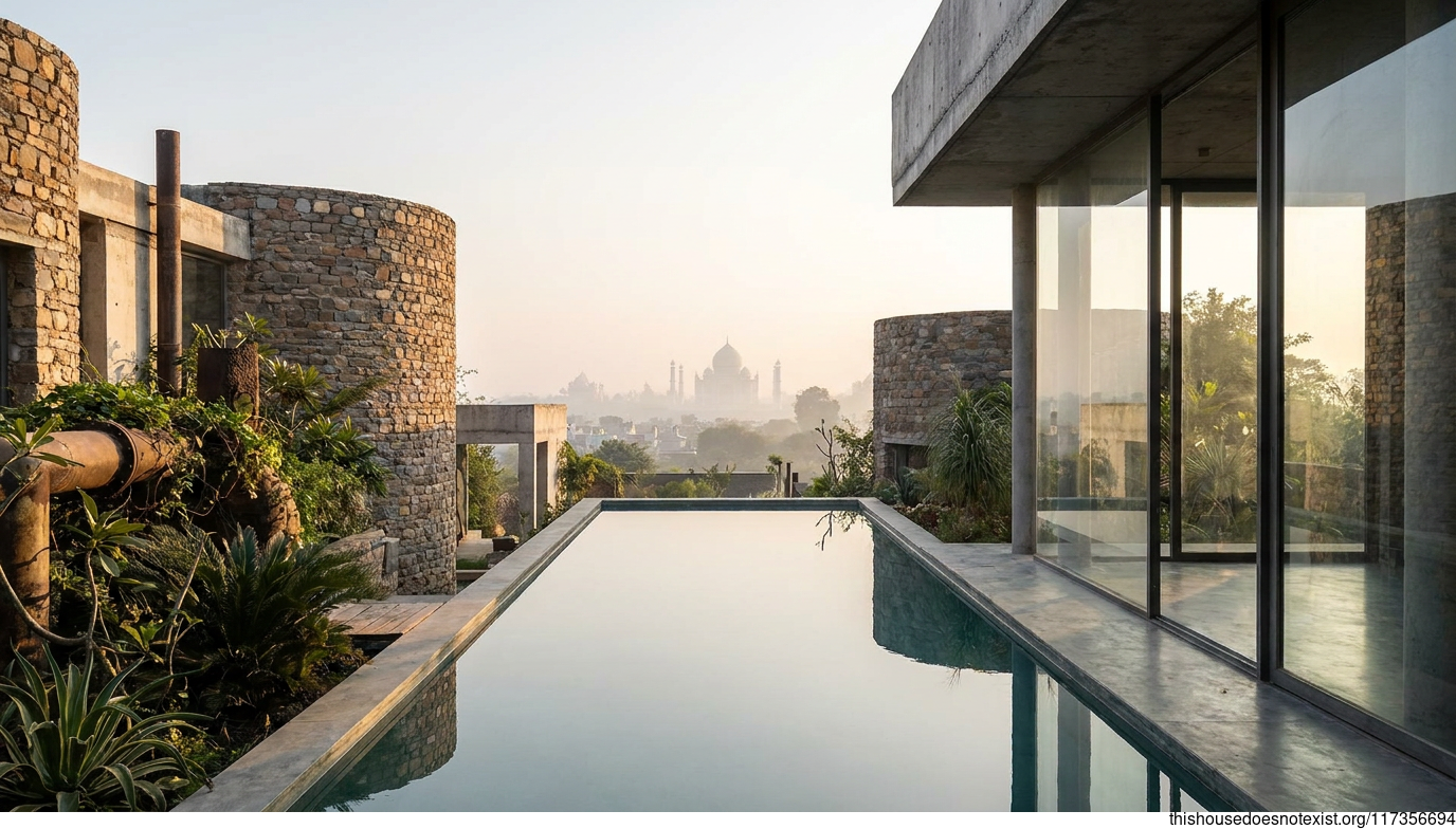 Concrete Garden Sunrise