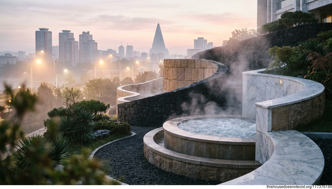 Pyongyang Sunrise Jacuzzi