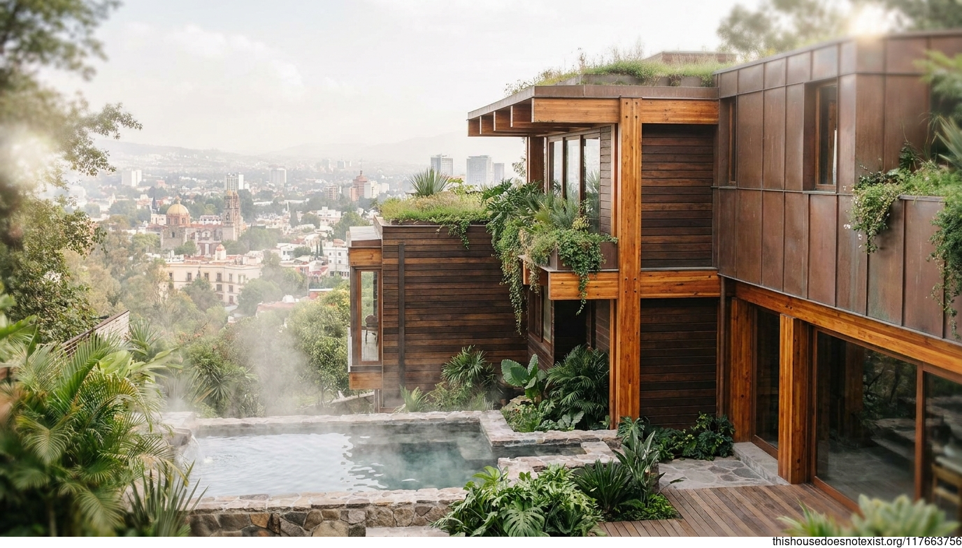 Polished Maximalist Cedar Retreat