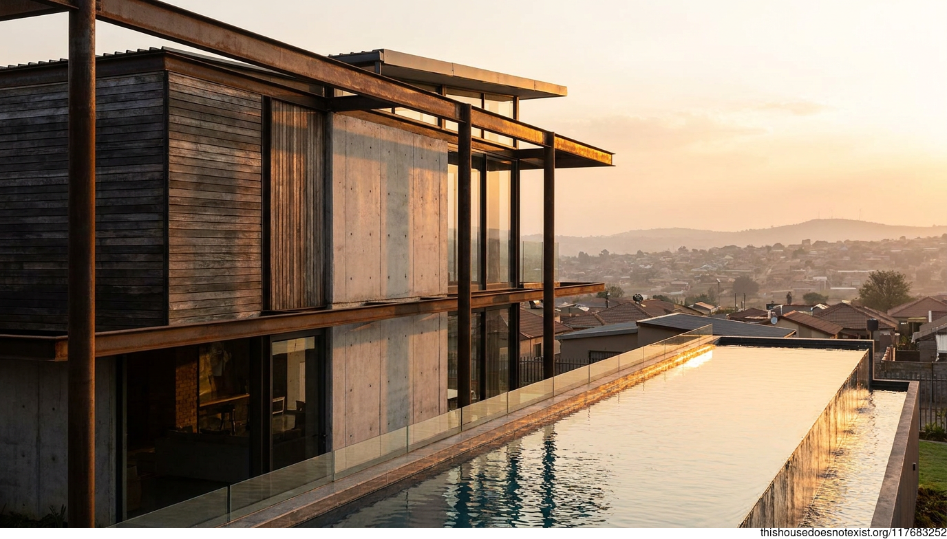 Steel, Cedar & Concrete Infinity