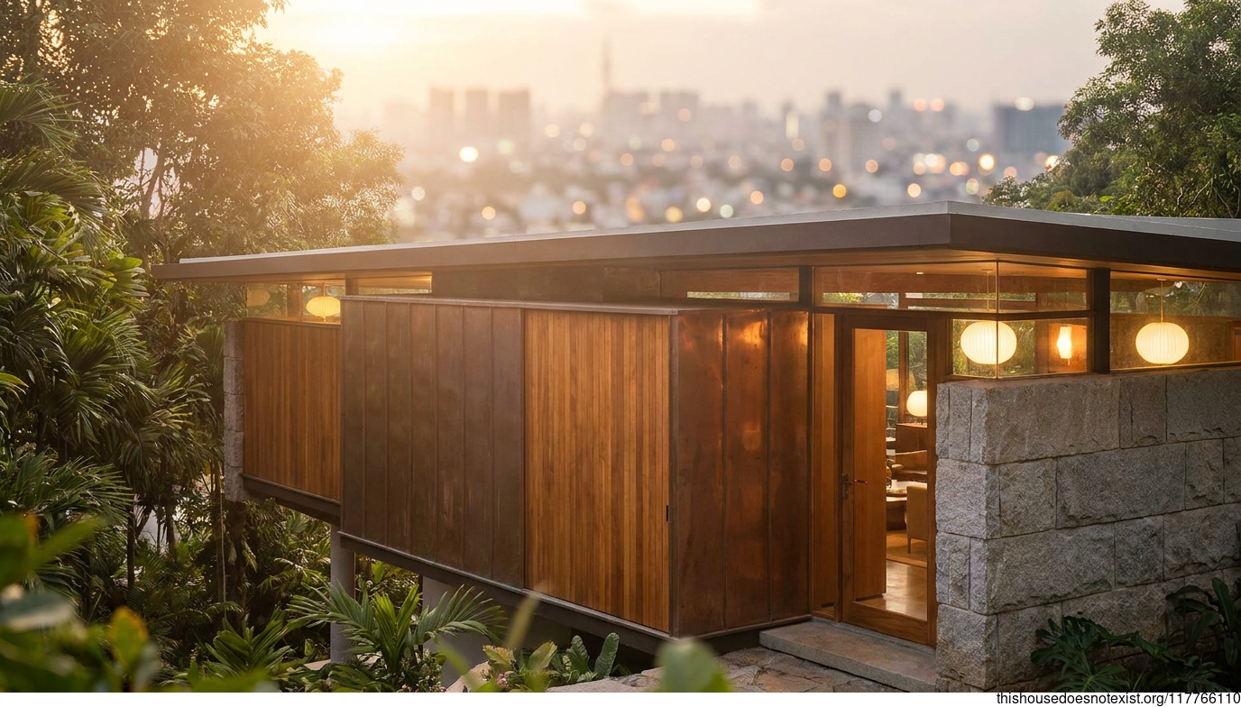 Mid-Century Modern Sunset Residence
