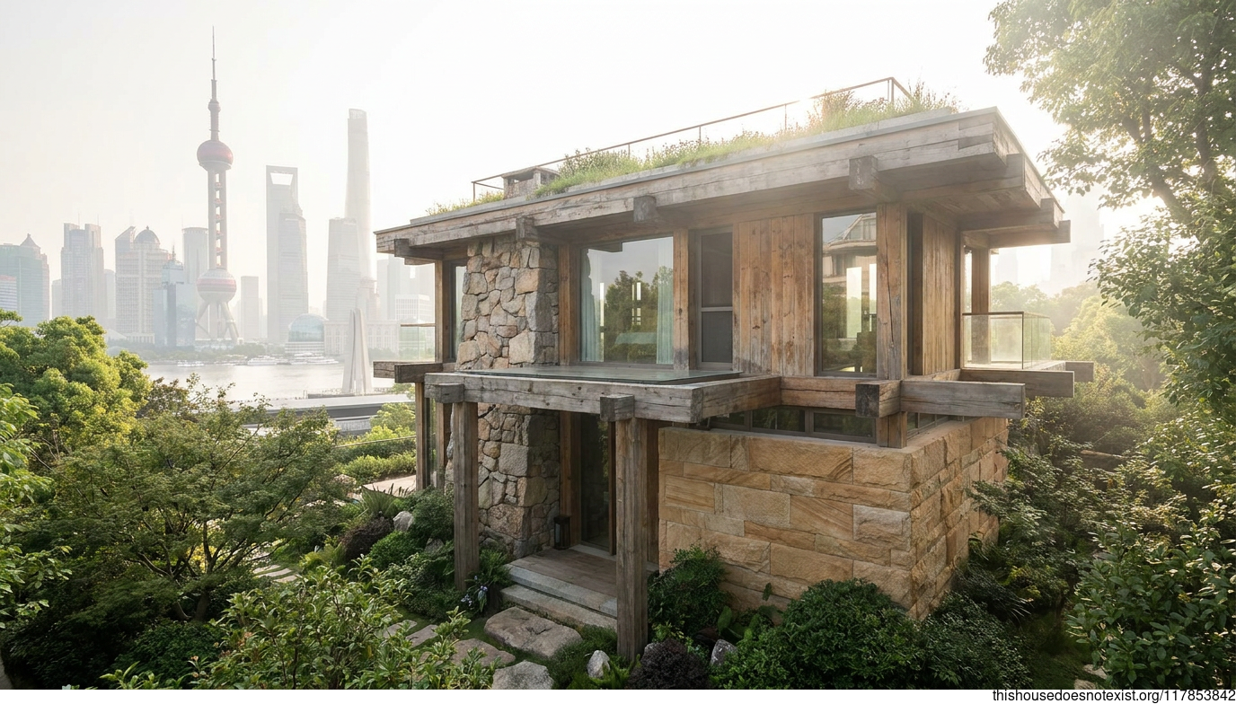 Sustainable Shanghai Rectangular Eco Home