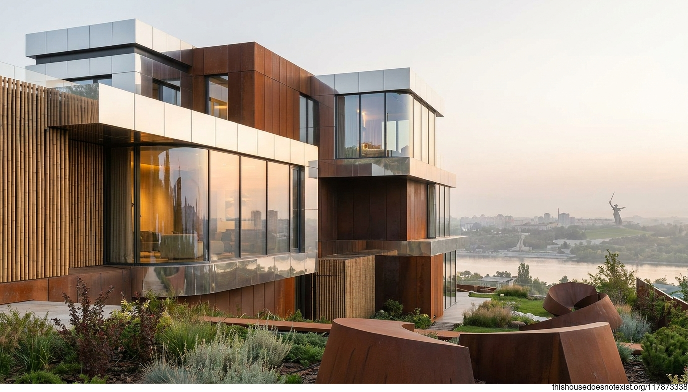 Modern Maximalist Home in Volgograd Daylight