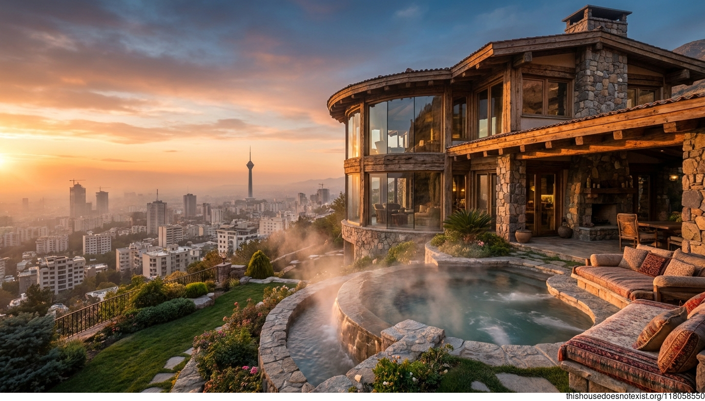 Tehran Mediterranean Maximalist Sunset Retreat