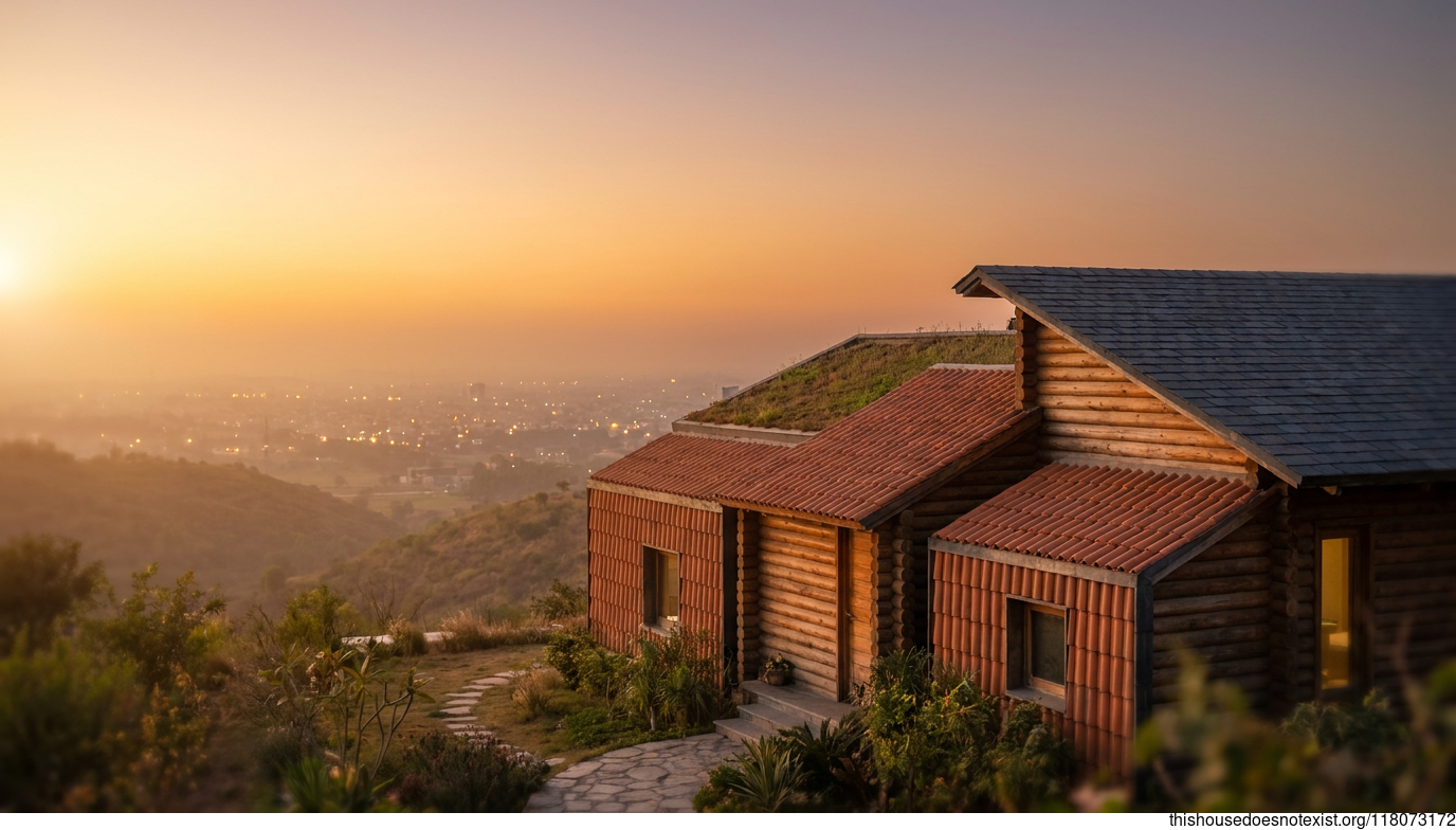 Circular Cedar Terracotta House, Gujranwala