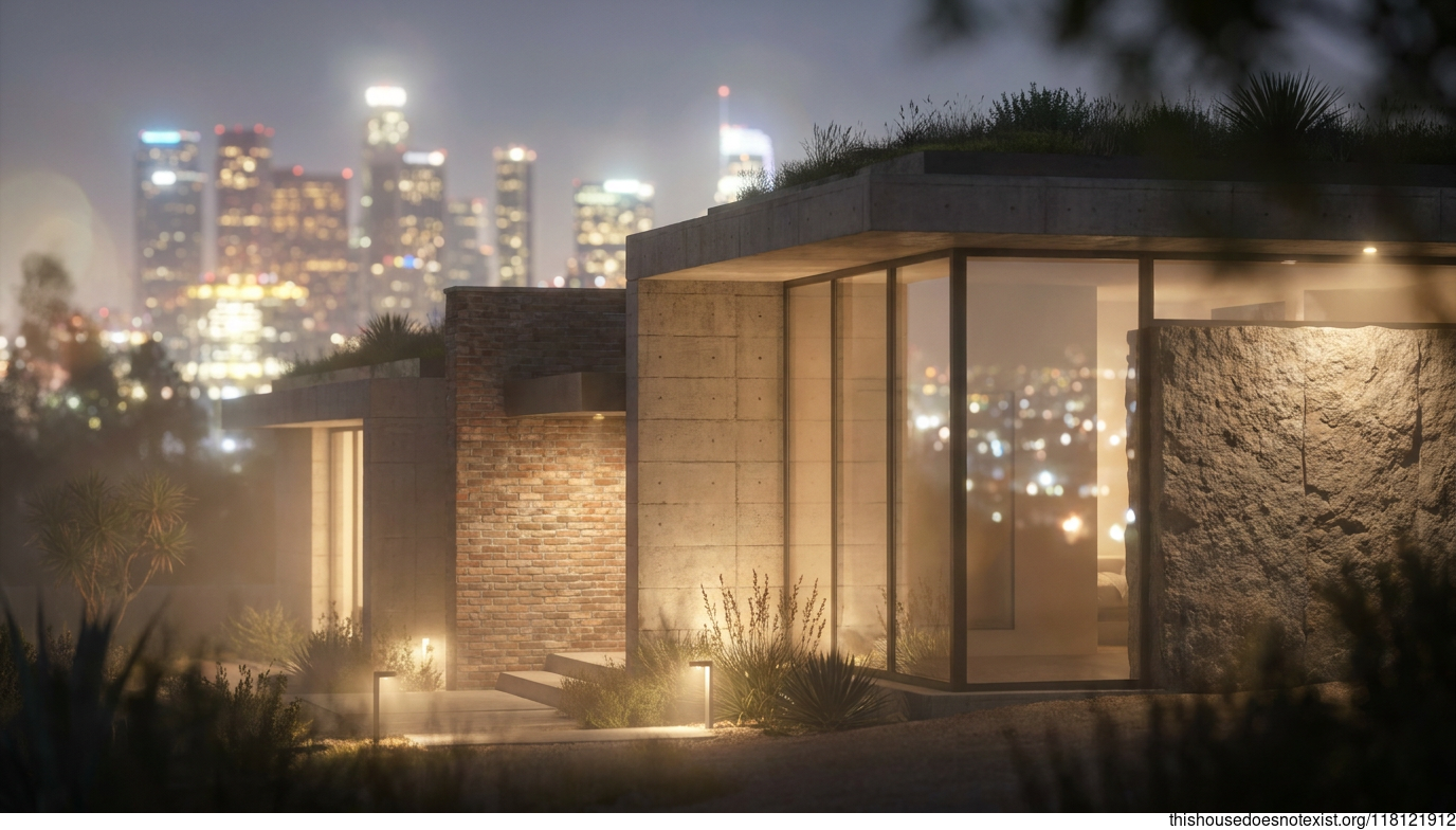 Modern LA Eco Concrete Retreat