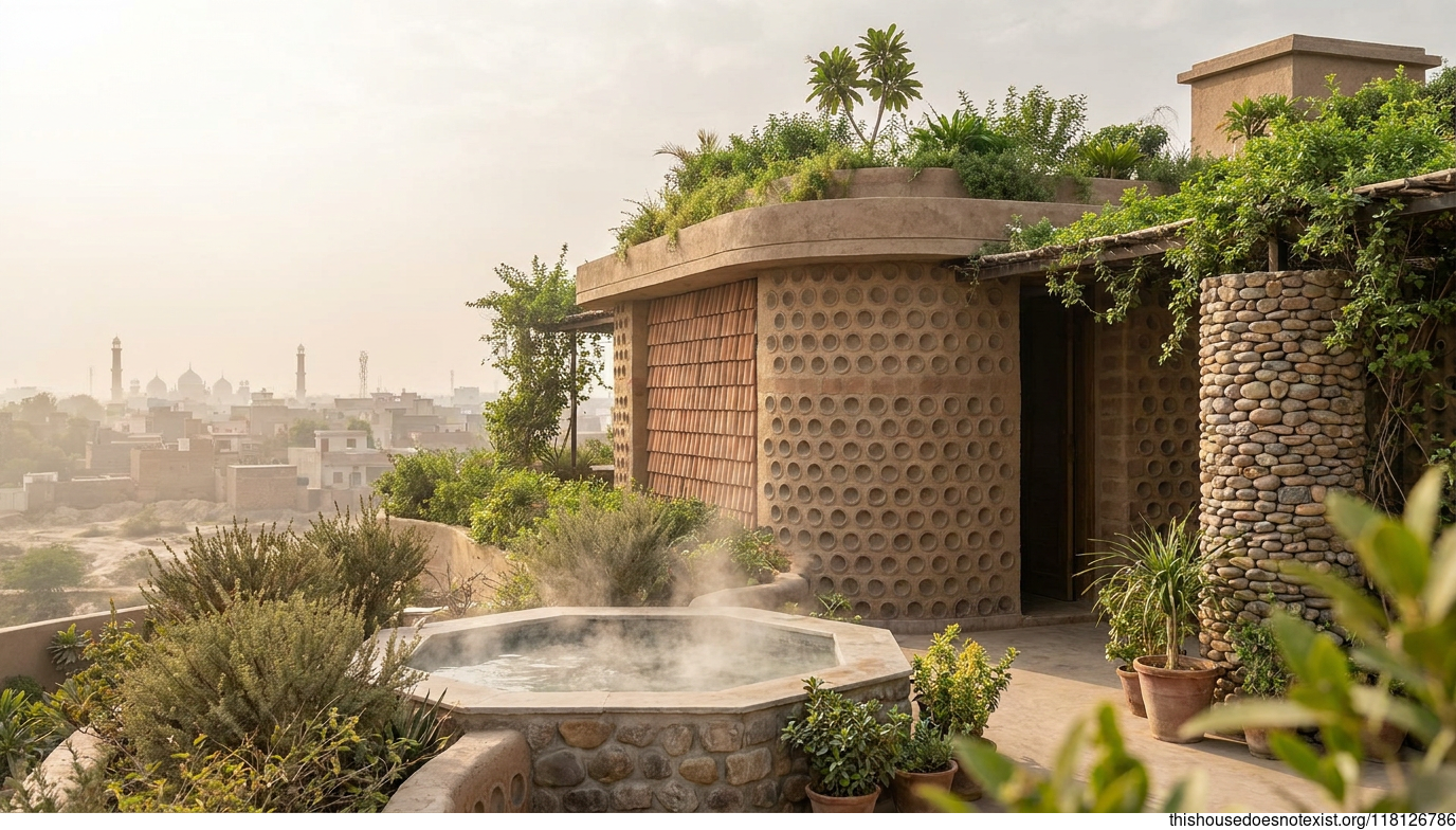Eco-Modern Circular Retreat in Multan