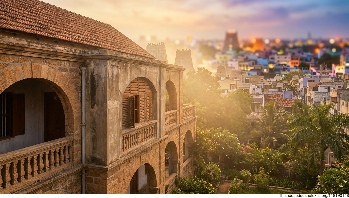 Madurai Sandstone Sunset House