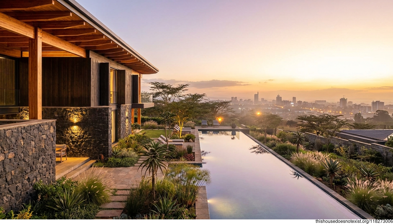 Cedar, Stone & Sunset Pool