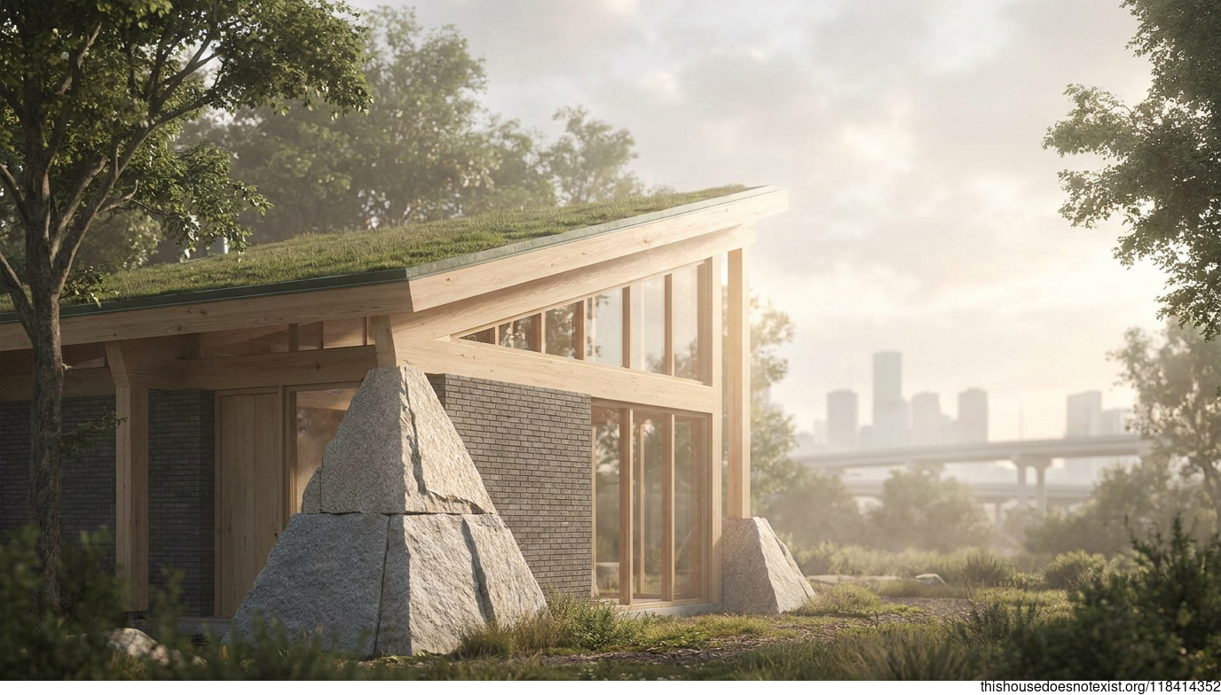 Scandinavian Minimalist Houston Home Exterior
