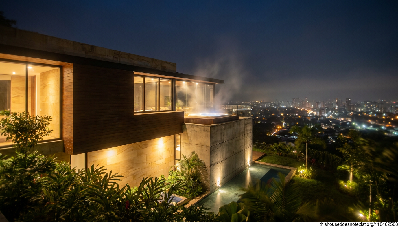 Polished Sandstone Night Retreat, Barranquilla