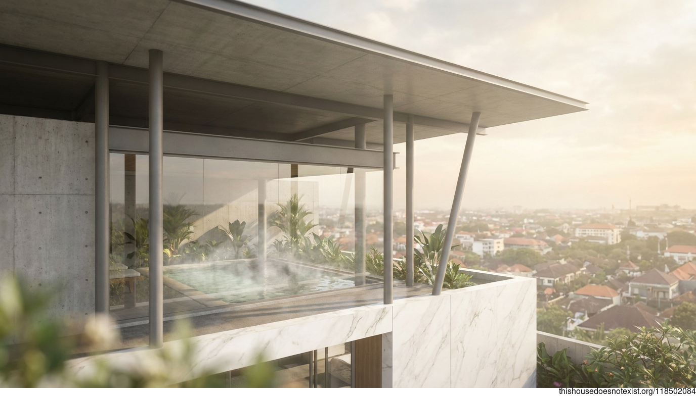 Modern Circular House in Denpasar