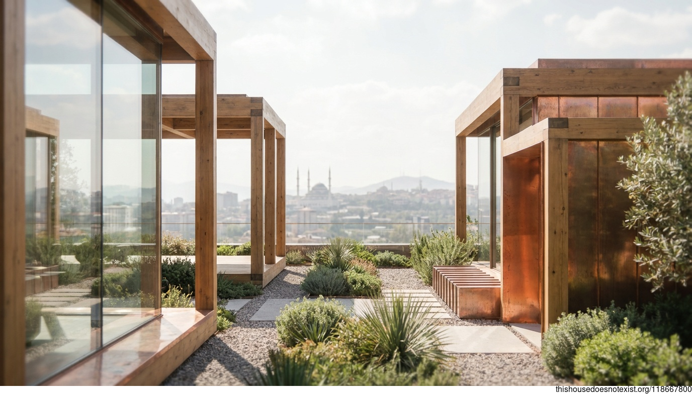 Sustainable Minimalist Garden in Ankara