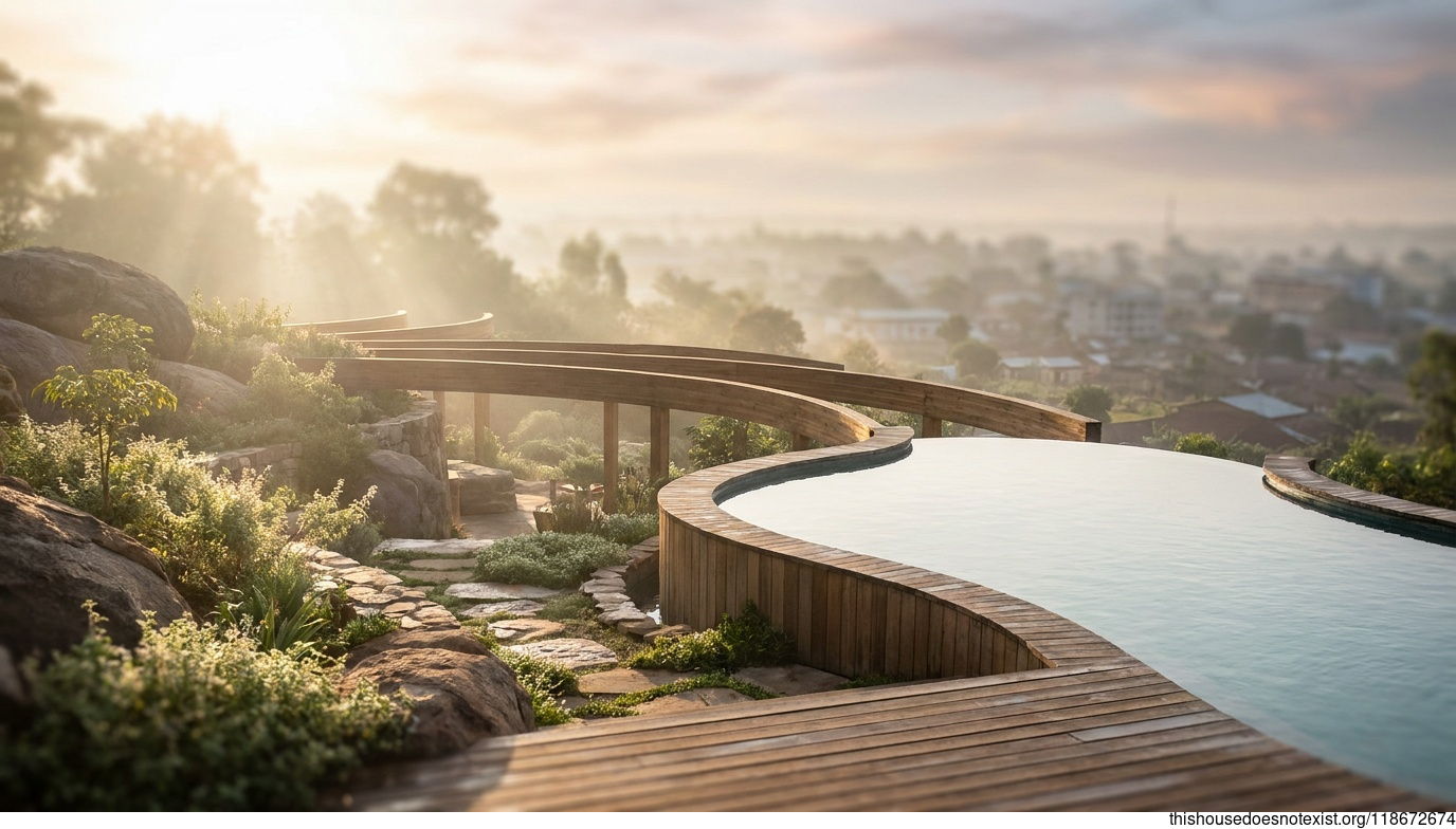 Eco-Infinity Pool at Sunrise