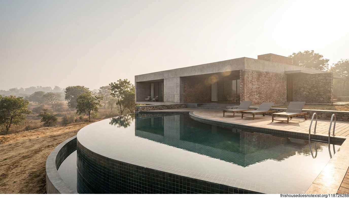 Modern Minimalist Sustainable Residence Bareilly