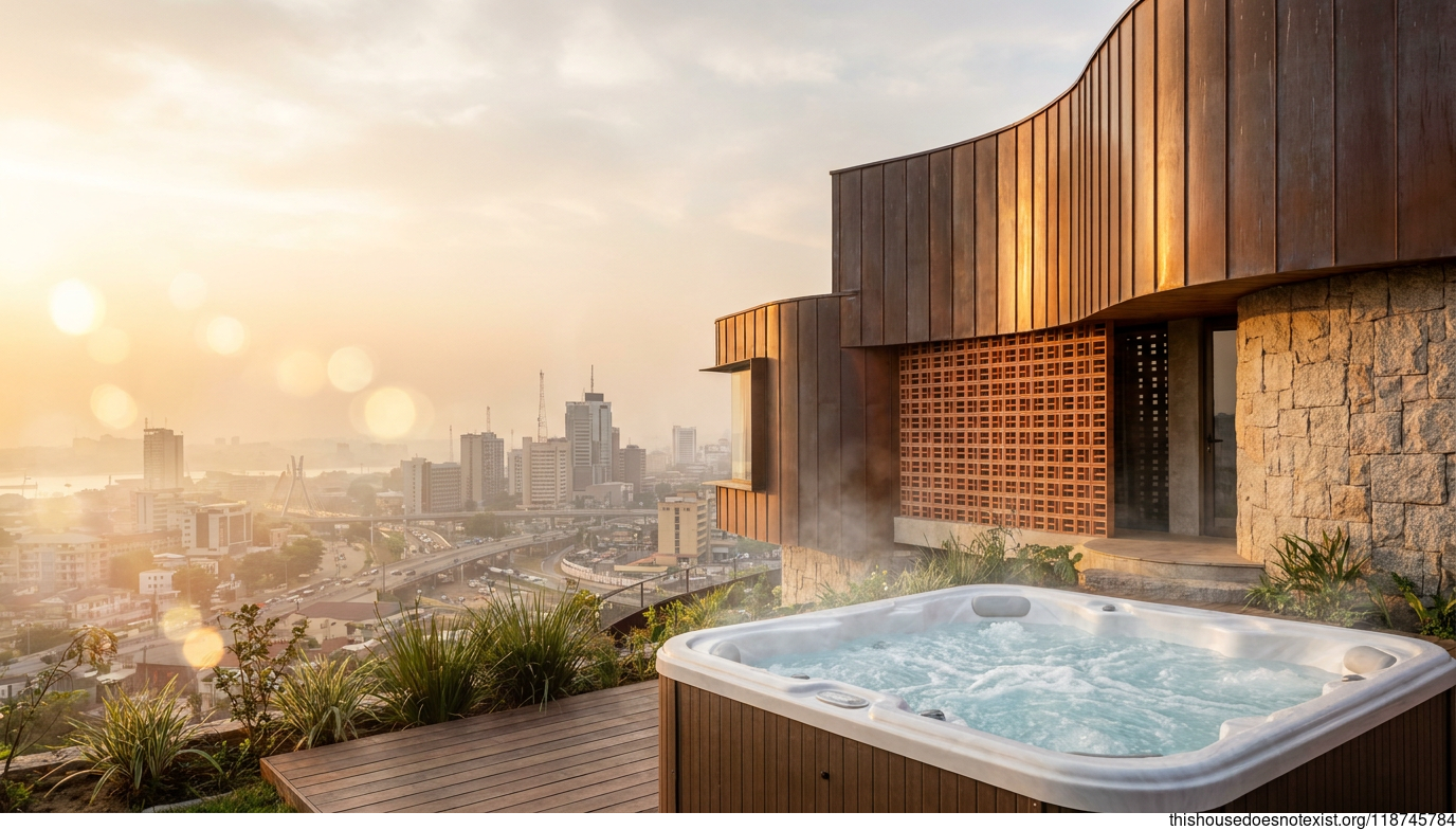 Modern Minimalist Lagos Copper Terrace