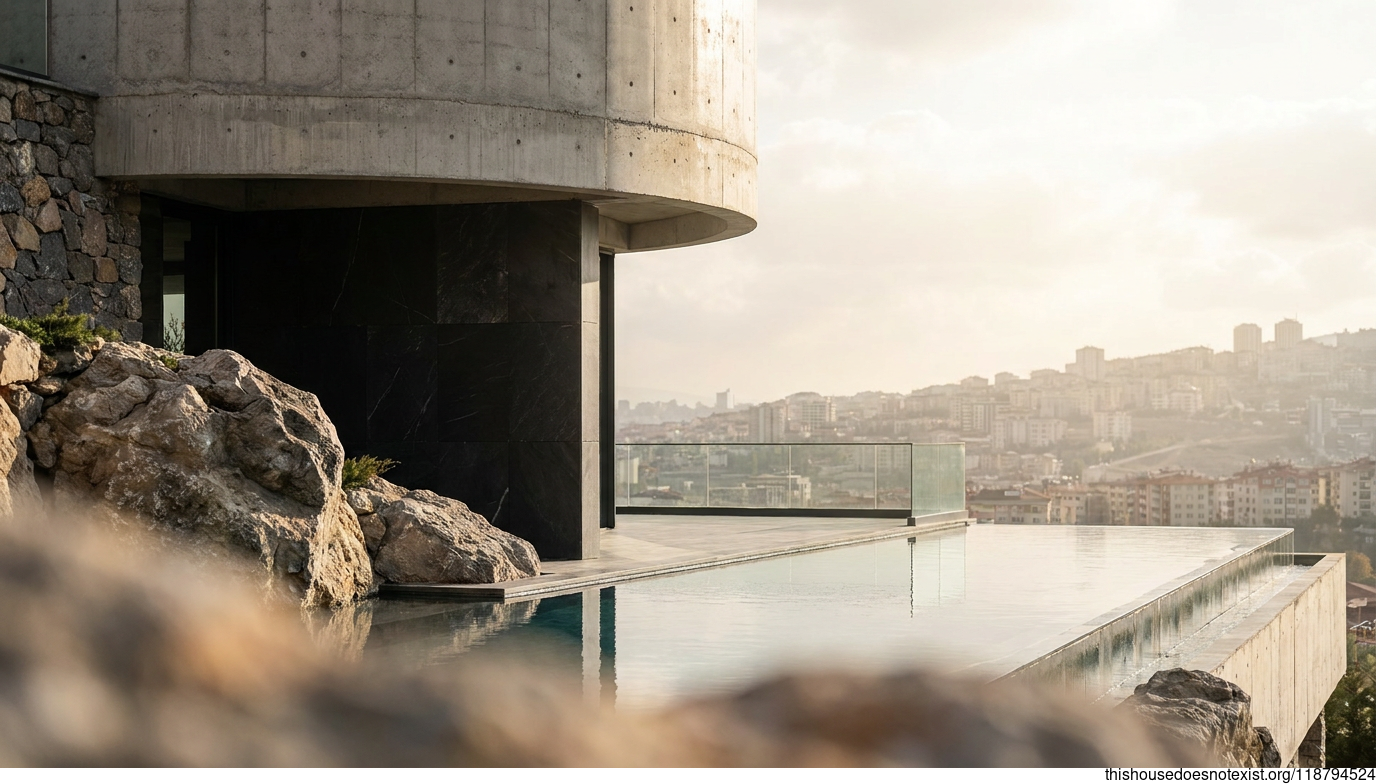 Circular Concrete Infinity