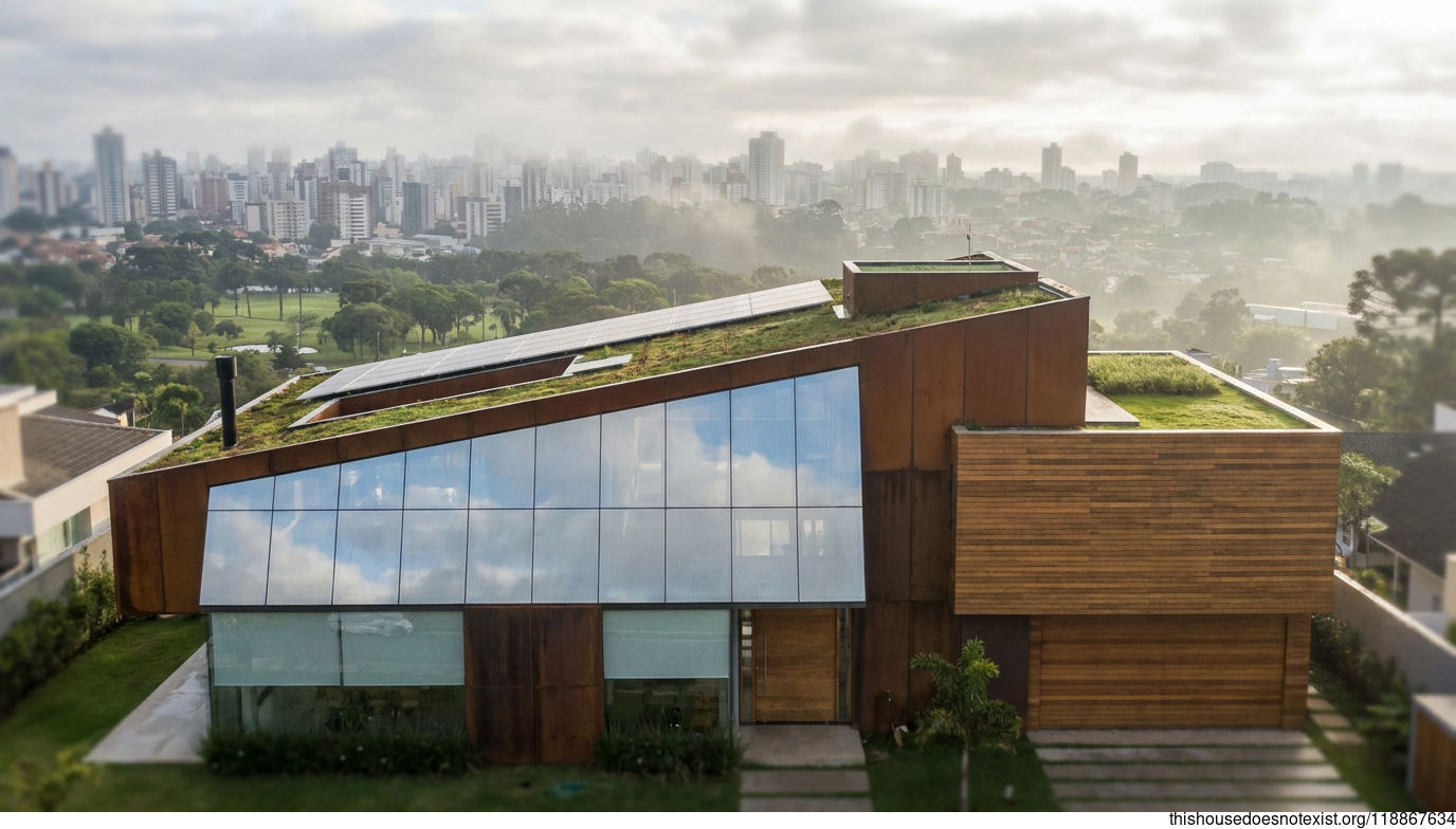 Modern Eco-Rectangular Retreat in Curitiba