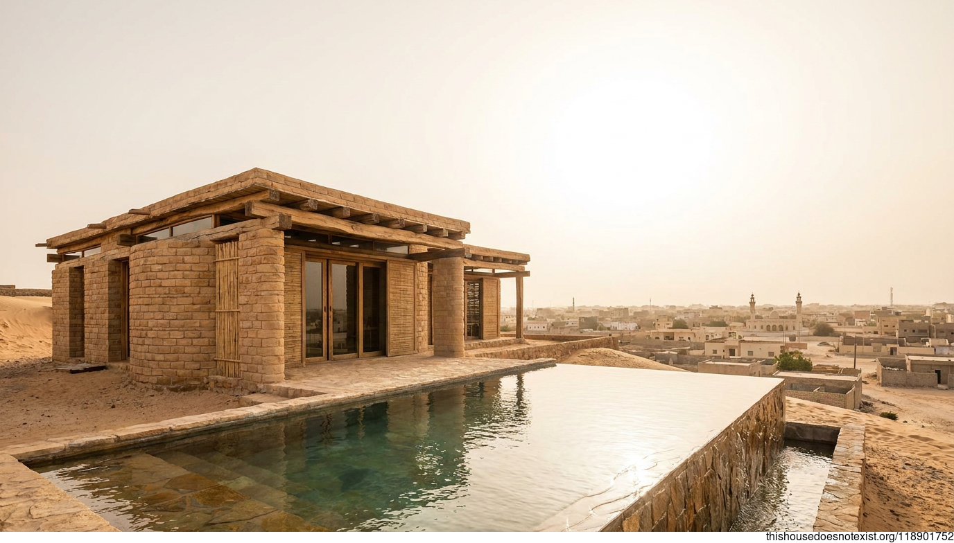 Nouakchott’s Sustainable Stone Timber Pool