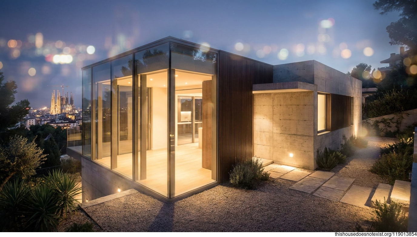 Concrete, Glass, Wood Minimalism