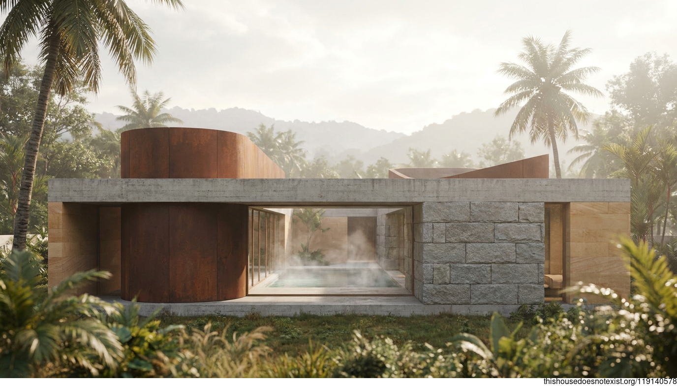 Brutalist Spring House