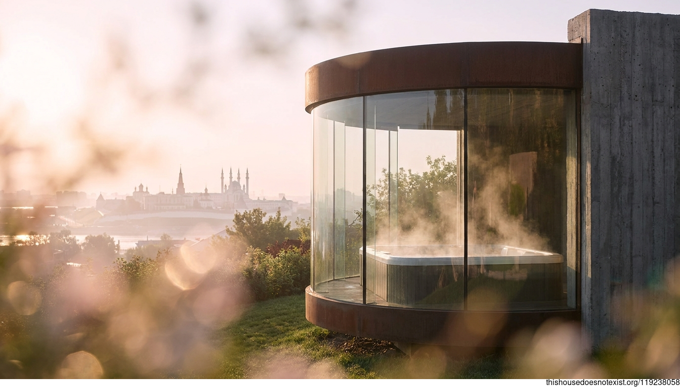 Kazan Modern Mid-Century Garden Retreat