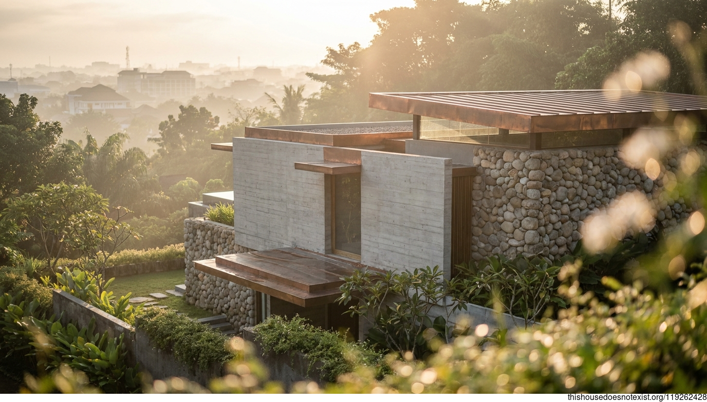 Sunrise Concrete Round House