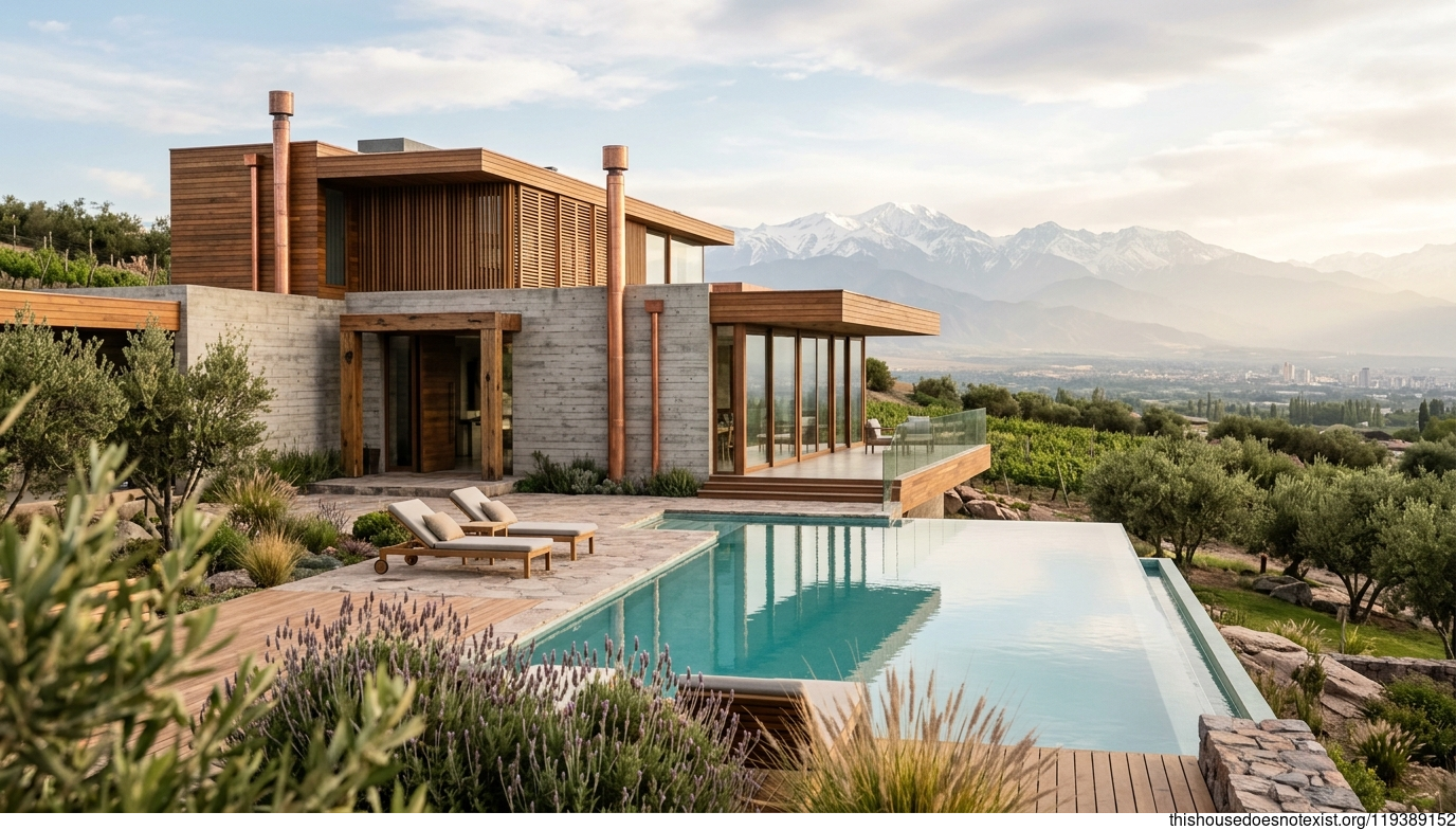 Copper, Cedar, Concrete Harmony