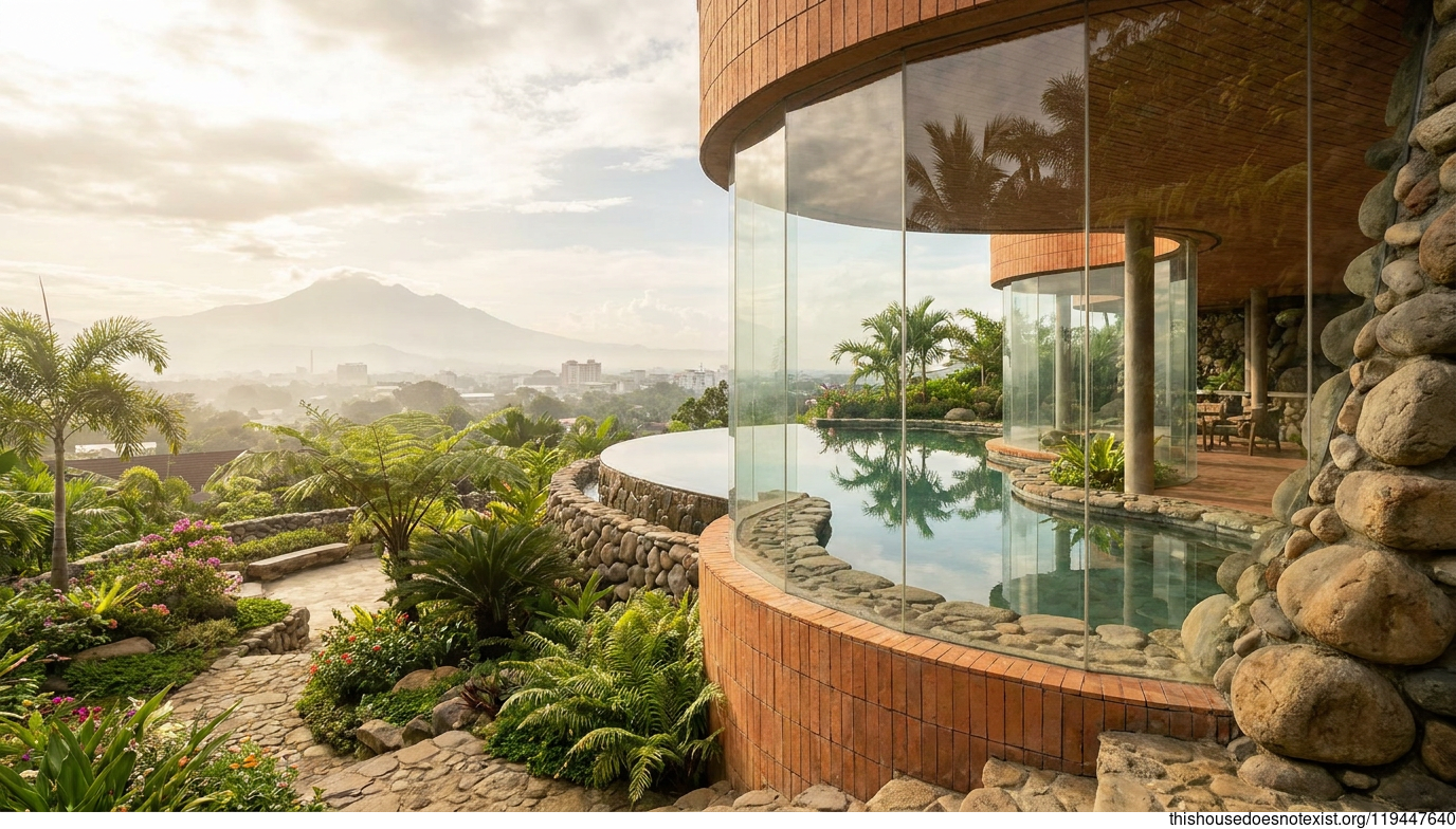 Curved Glass Eco Garden