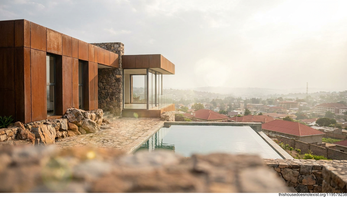 Corten Modern in Kananga Daylight