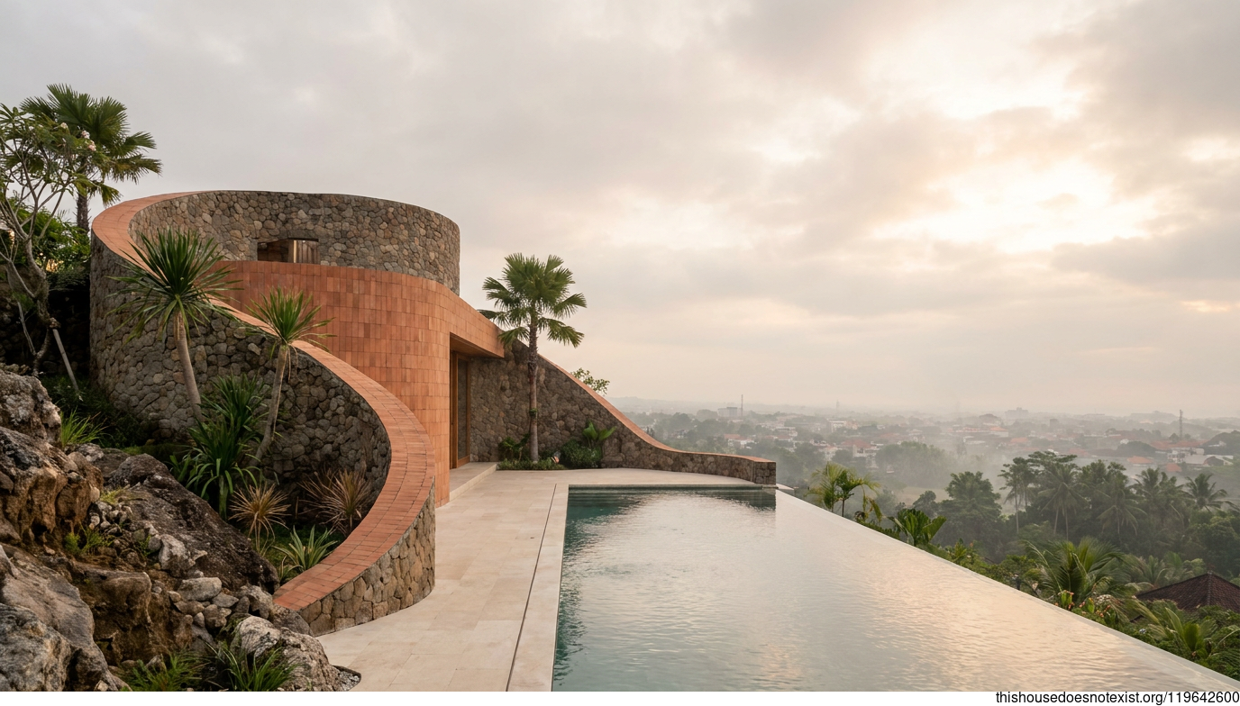 Scandinavian Minimalist Villa in Denpasar Daylight