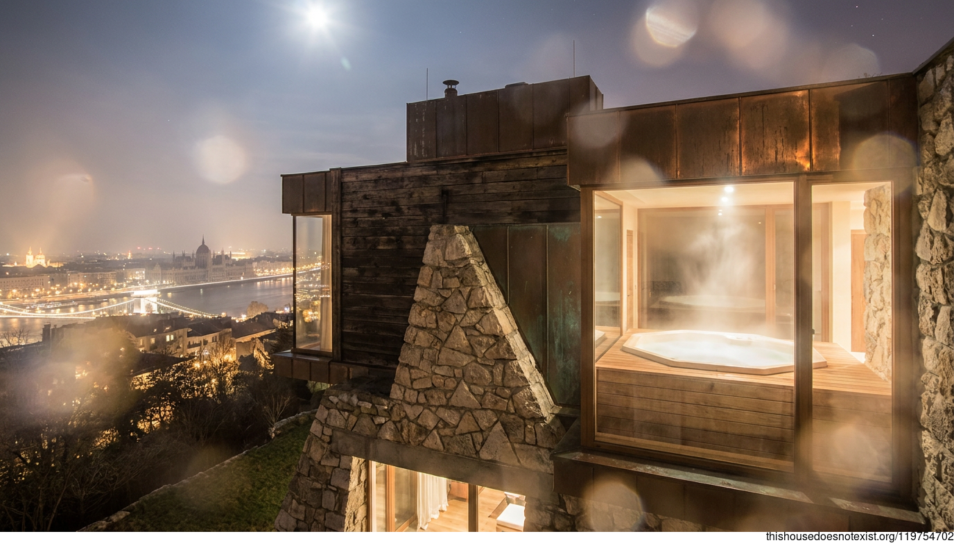 Triangular Copper Jacuzzi Home
