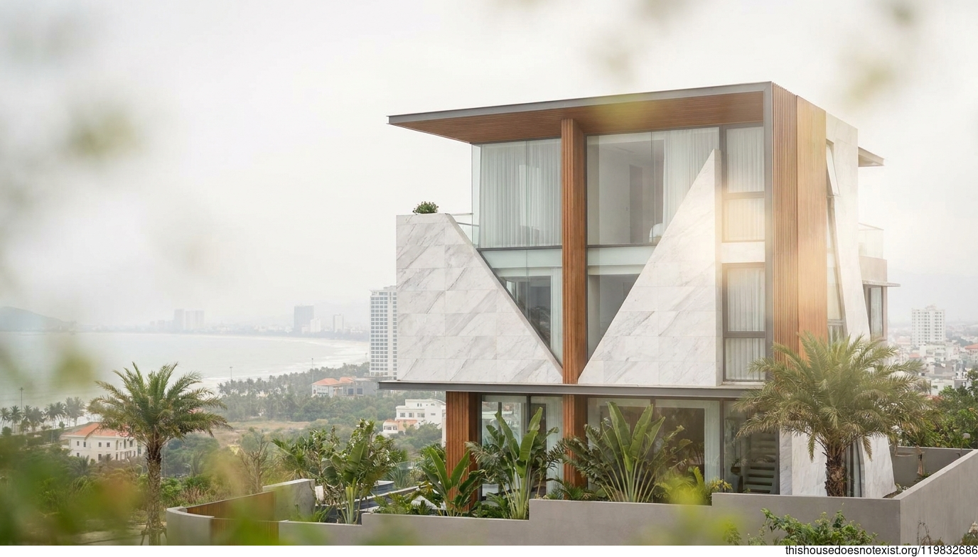 Triangular Marble House
