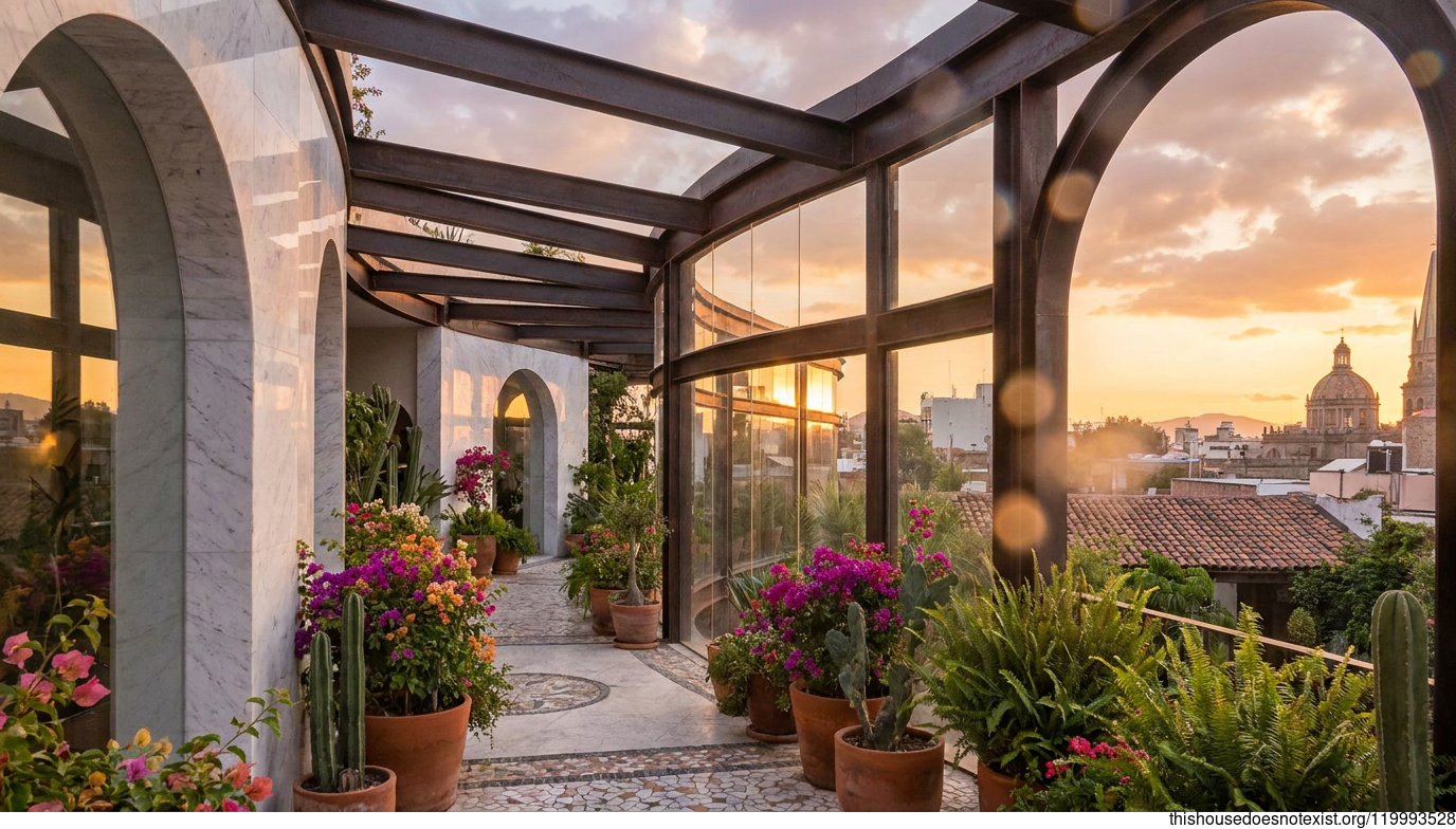 Modern Maximalist Garden in Guadalajara