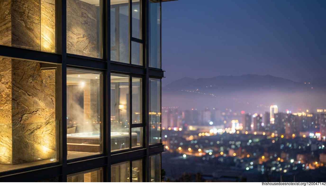 Polished Steel Night Jacuzzi Xining