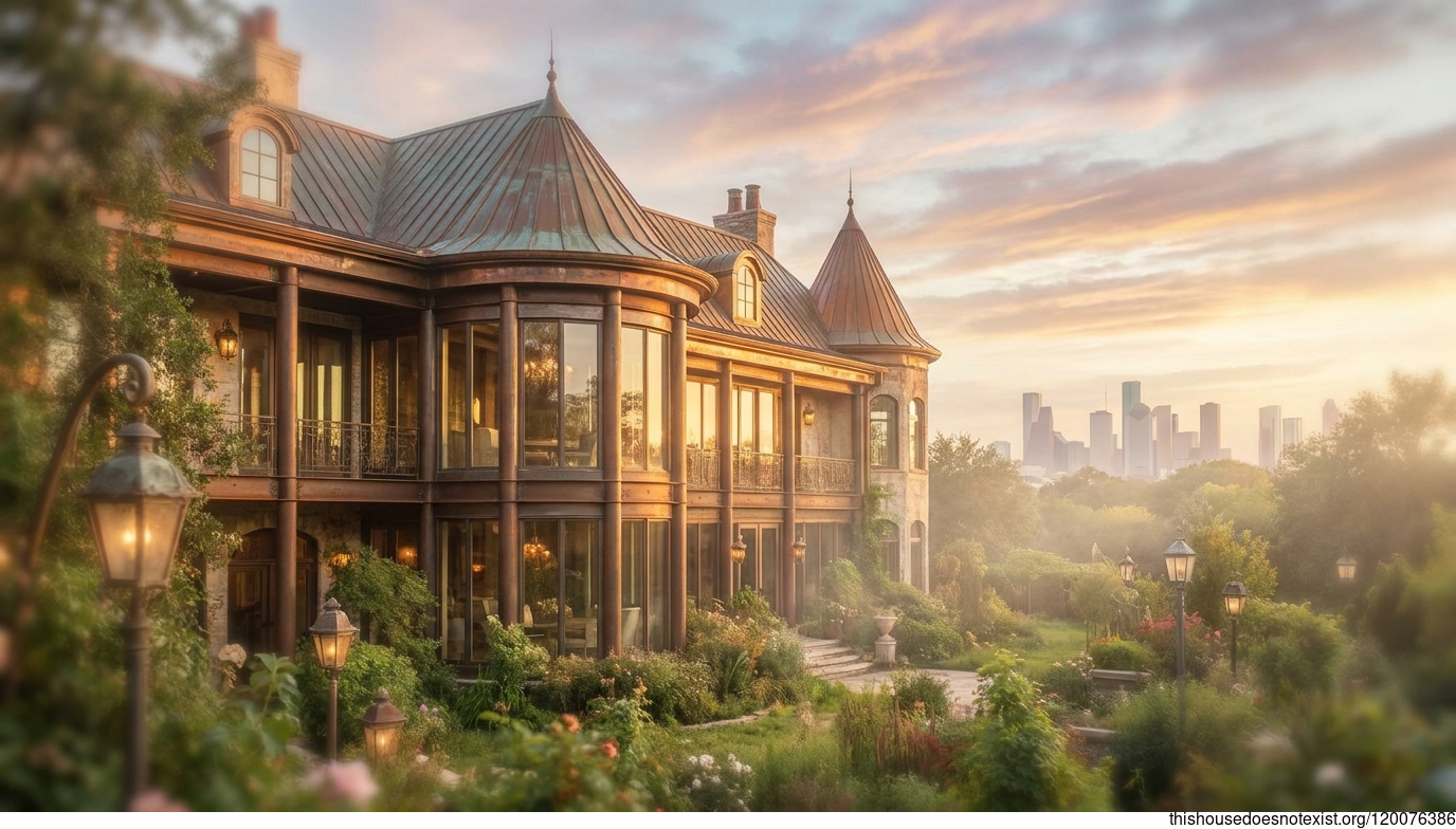 Maximalist Steel-Glass Round House