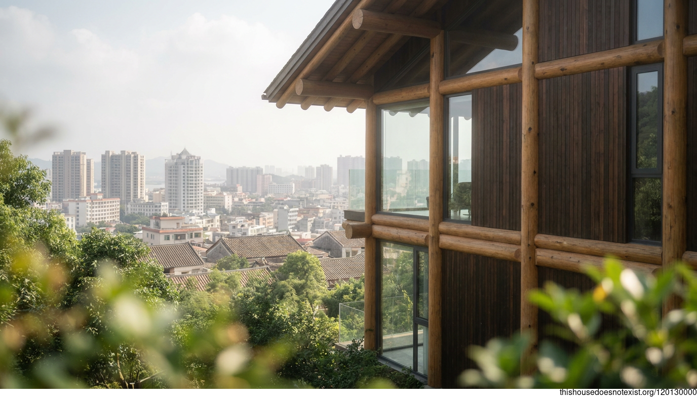 Timber Round House Shantou China