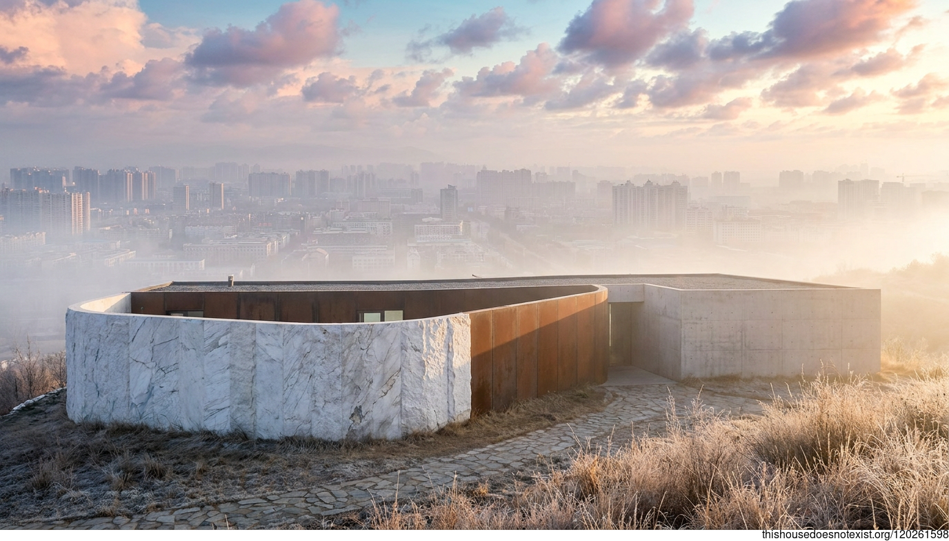 Scandinavian Curves in Xining Dawn