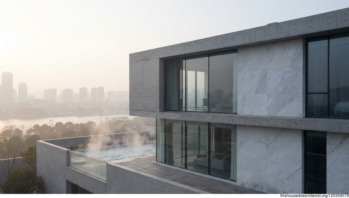 Modern Minimalist Concrete House