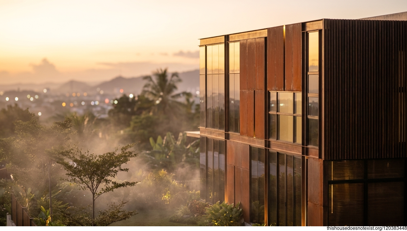 Modern Minimalist Home in Davao Sunset
