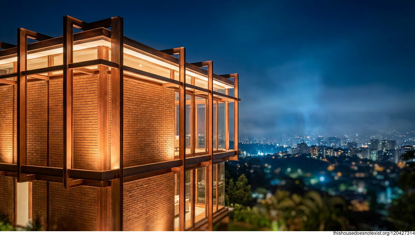 Modern Deco Steel Night Caracas Exterior