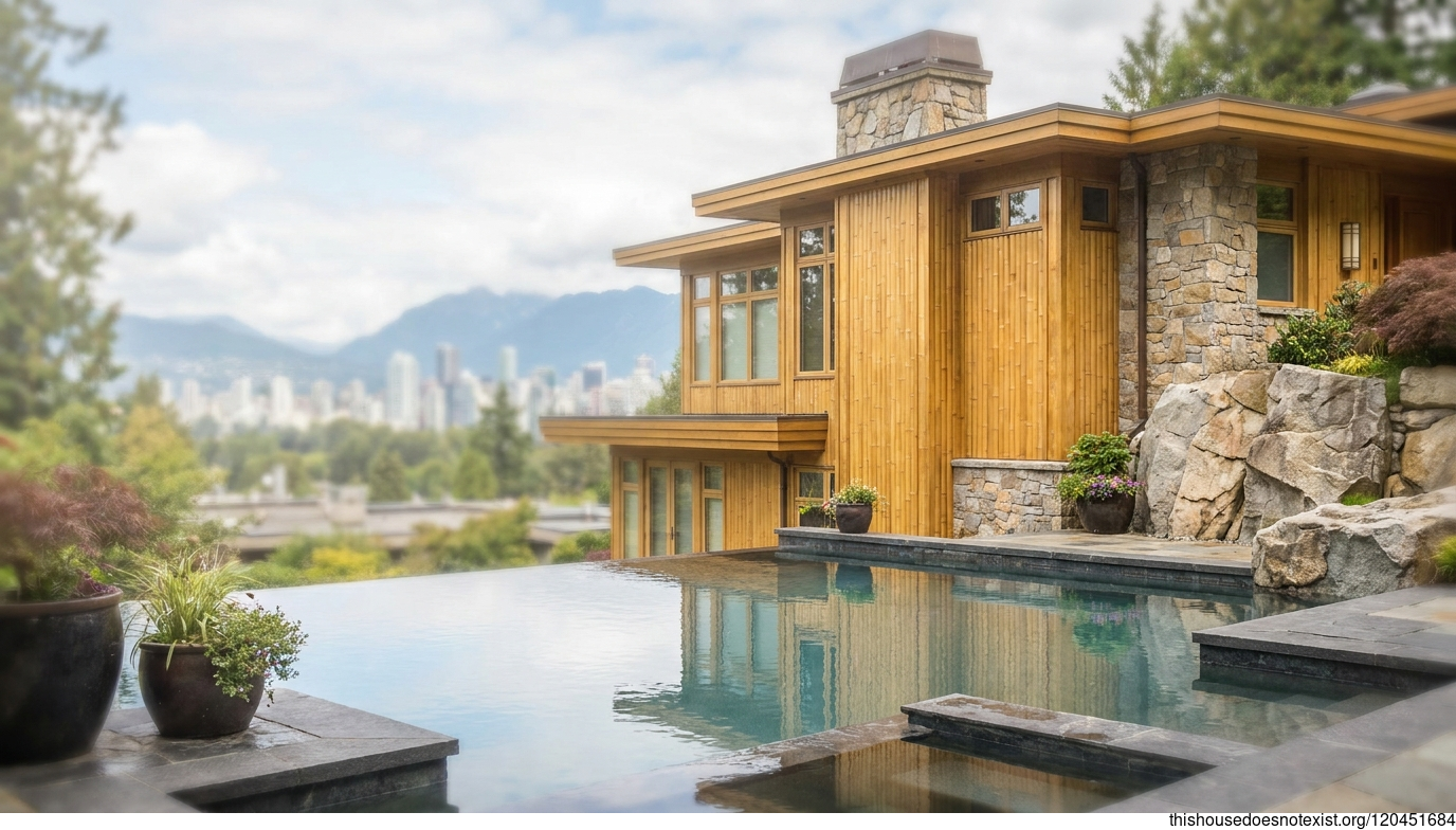 Bamboo Stone Pool House Vancouver