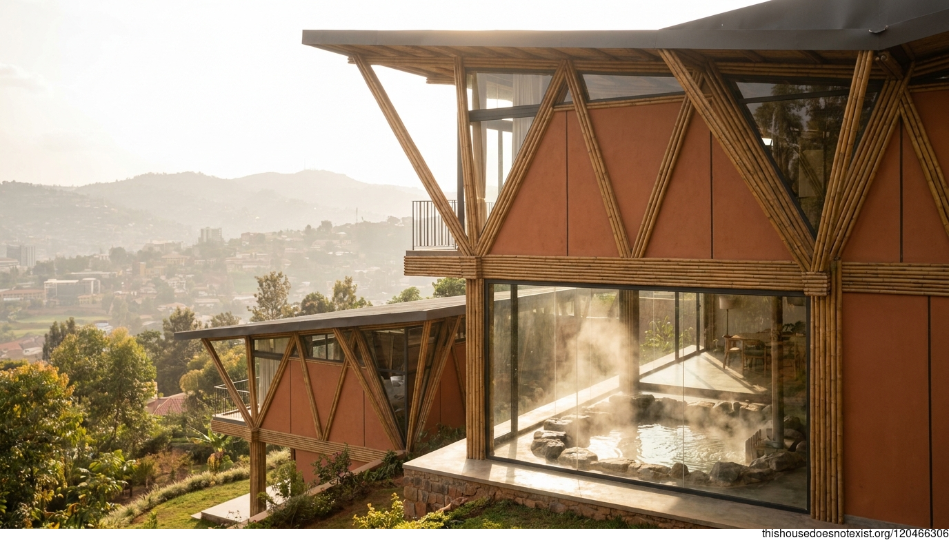 Kigali Triangular Bamboo Retreat