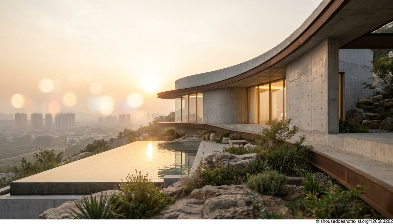 Anyang Minimalist Pool House