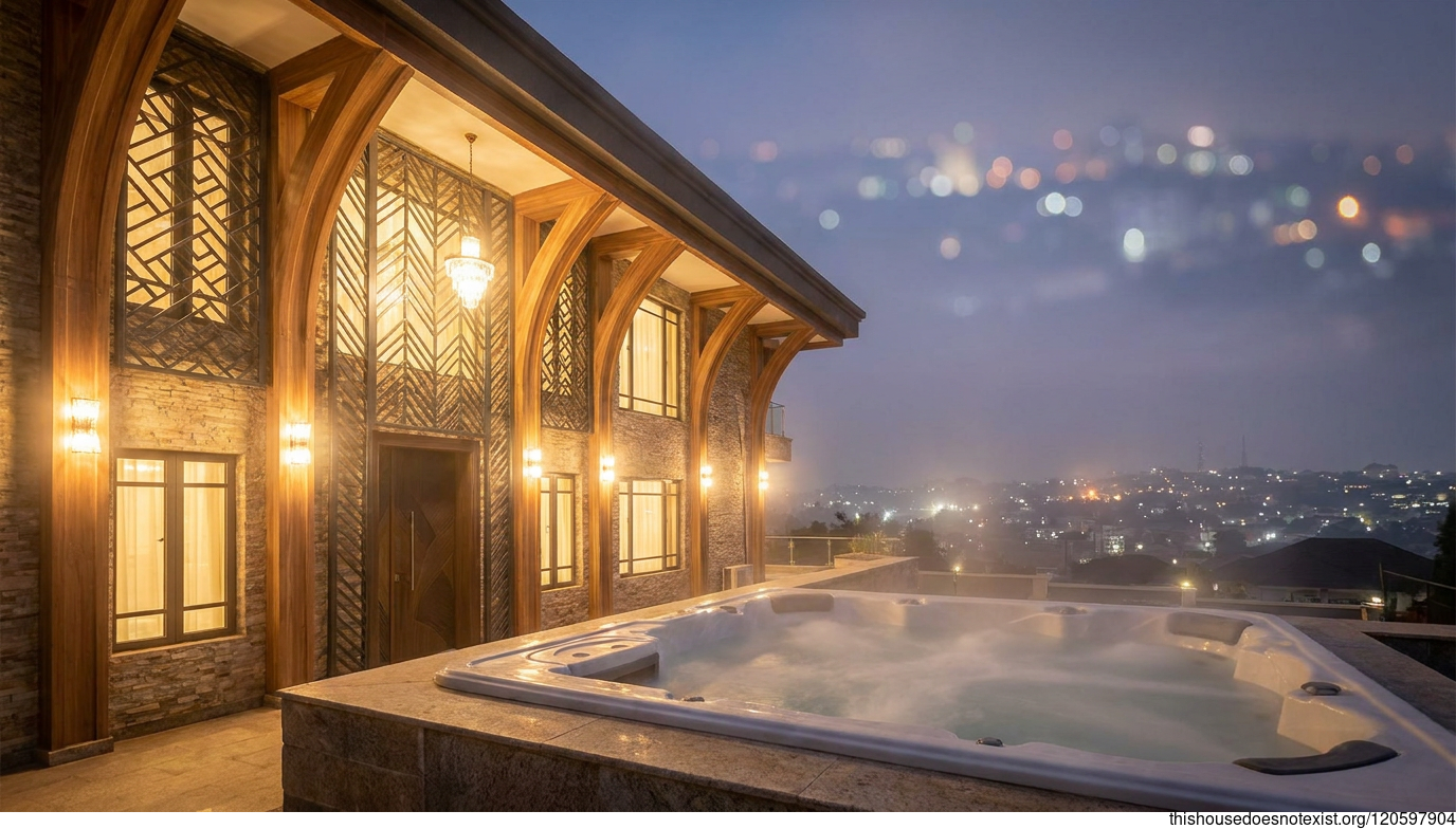 Abuja’s Curved Maximalist Retreat