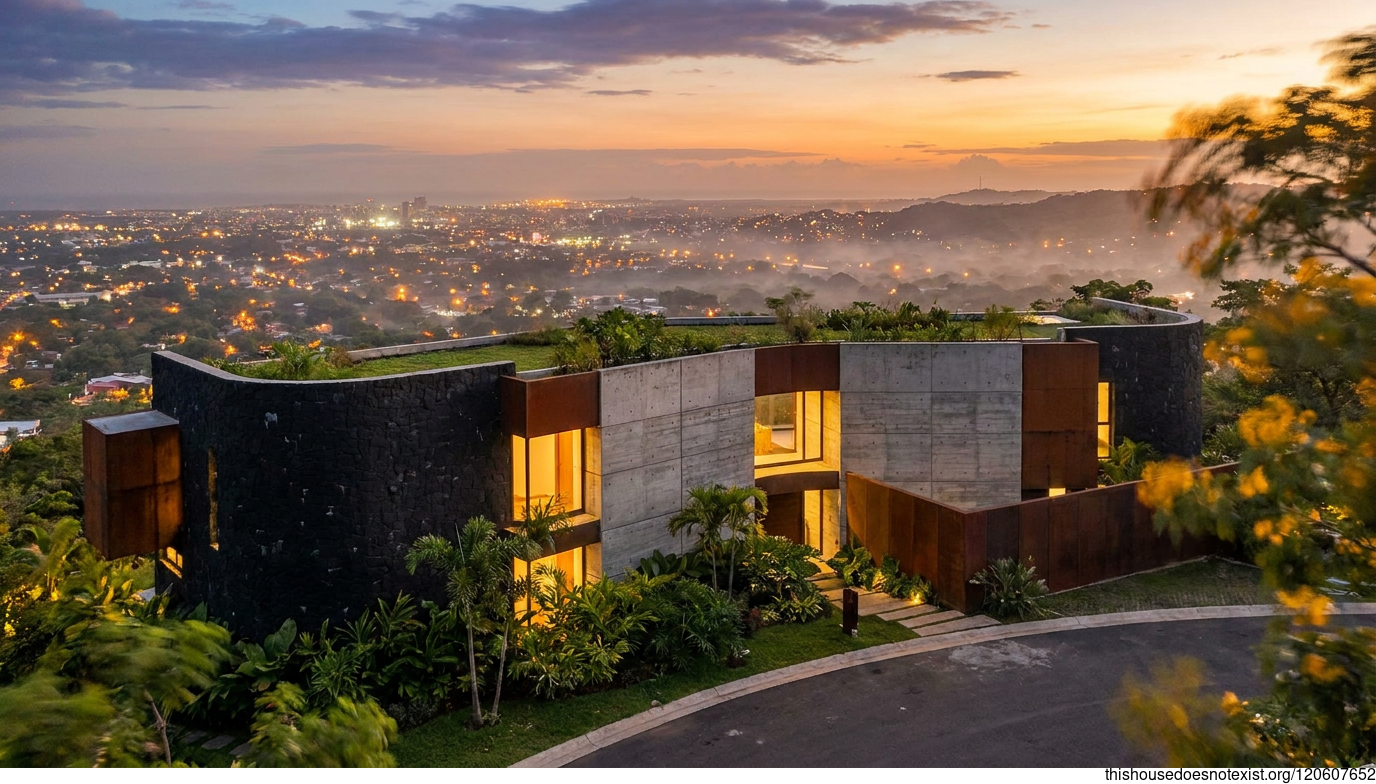 Managua’s Curved Eco Retreat