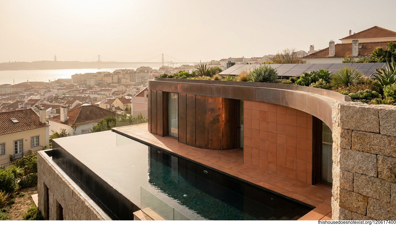 Lisbon Copper Circle Pool House