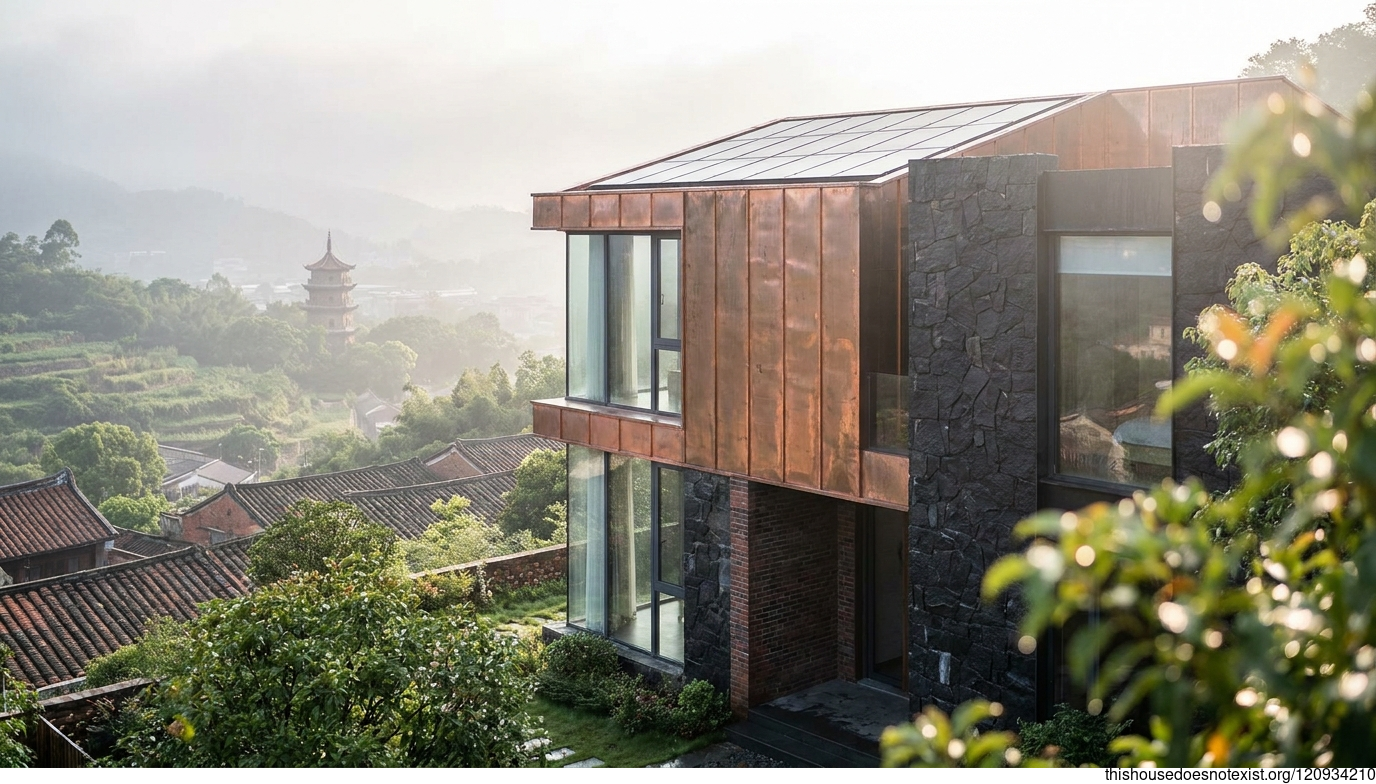 Polished Copper Facade